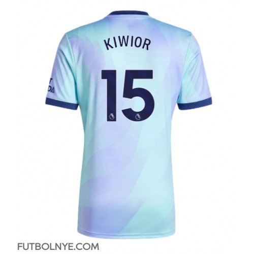 Camiseta Arsenal Jakub Kiwior #15 Tercera Equipación 2024-25 manga corta